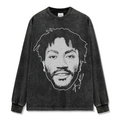 DERRICK ROSE LONG SLEEVE – שחור שטוף