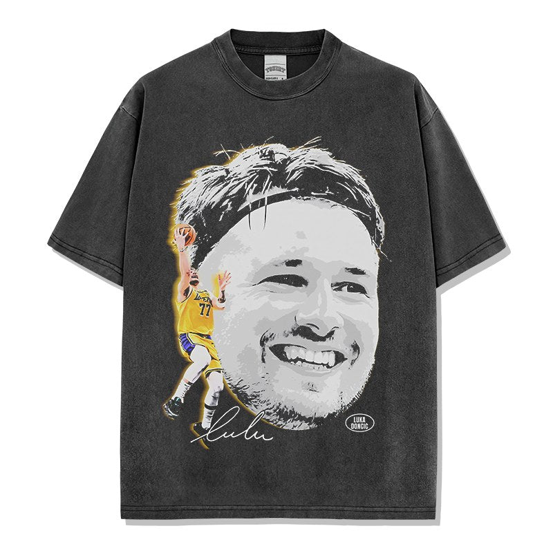 LUKA DONCIC VINTAGE TEE · BUZZER BEATER