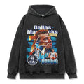 LUKA DONCIC VINTAGE HOODIE – שחור שטוף