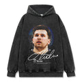 LUKA DONCIC VINTAGE HOODIE – שחור שטוף