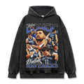 LUKA DONCIC VINTAGE HOODIE – שחור שטוף