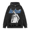 LUKA DONCIC VINTAGE HOODIE – שחור שטוף