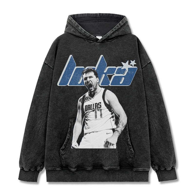 LUKA DONCIC VINTAGE HOODIE · TRIPLE DOUBLE