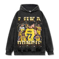 LUKA DONCIC VINTAGE HOODIE – שחור שטוף