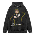 LUKA DONCIC VINTAGE HOODIE – שחור שטוף