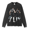 LUKA DONCIC & KYRIE IRVING LONG SLEEVE – שחור שטוף