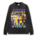 LUKA DONCIC & LEBRON JAMES LONG SLEEVE – שחור שטוף