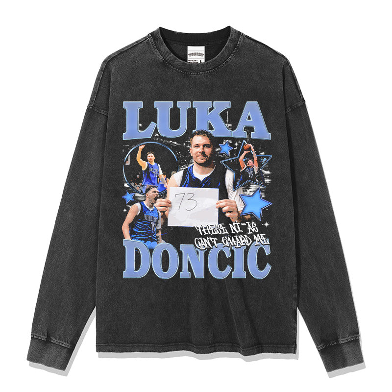 LUKA DONCIC LONG SLEEVE – שחור שטוף