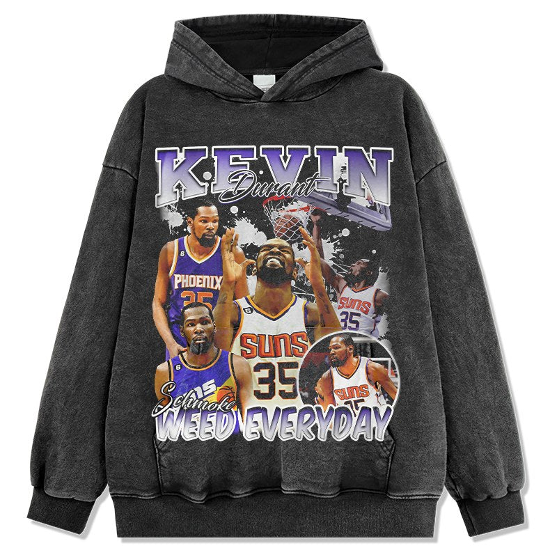 KEVIN DURANT VINTAGE HOODIE · HALL OF FAME