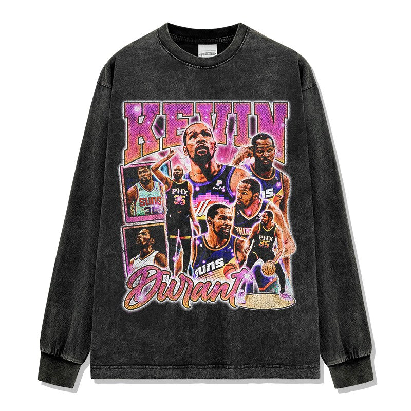 KEVIN DURANT LONG SLEEVE – שחור שטוף