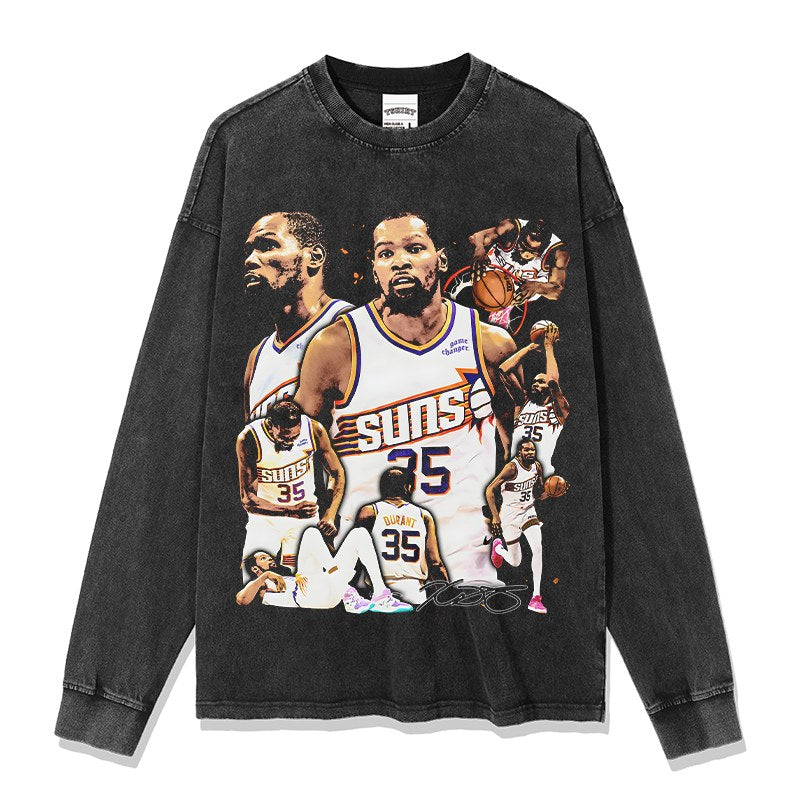 KEVIN DURANT LONG SLEEVE – שחור שטוף