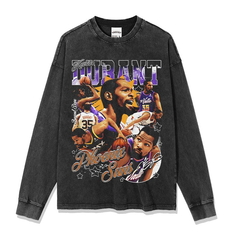 KEVIN DURANT LONG SLEEVE – שחור שטוף