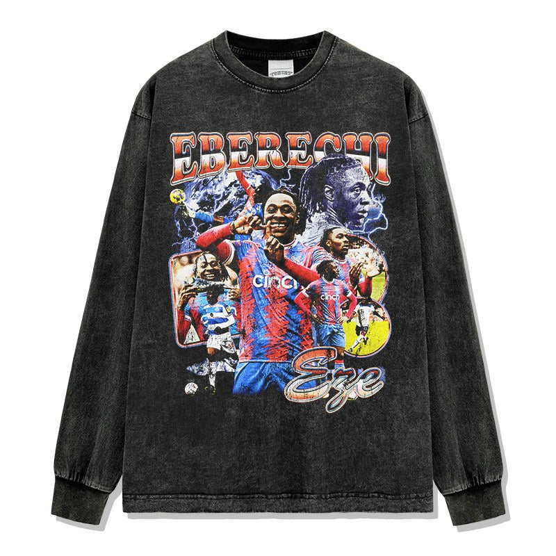 EBERECHI EZE LONG SLEEVE – שחור שטוף