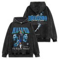 EDEN HAZARD VINTAGE HOODIE – שחור שטוף