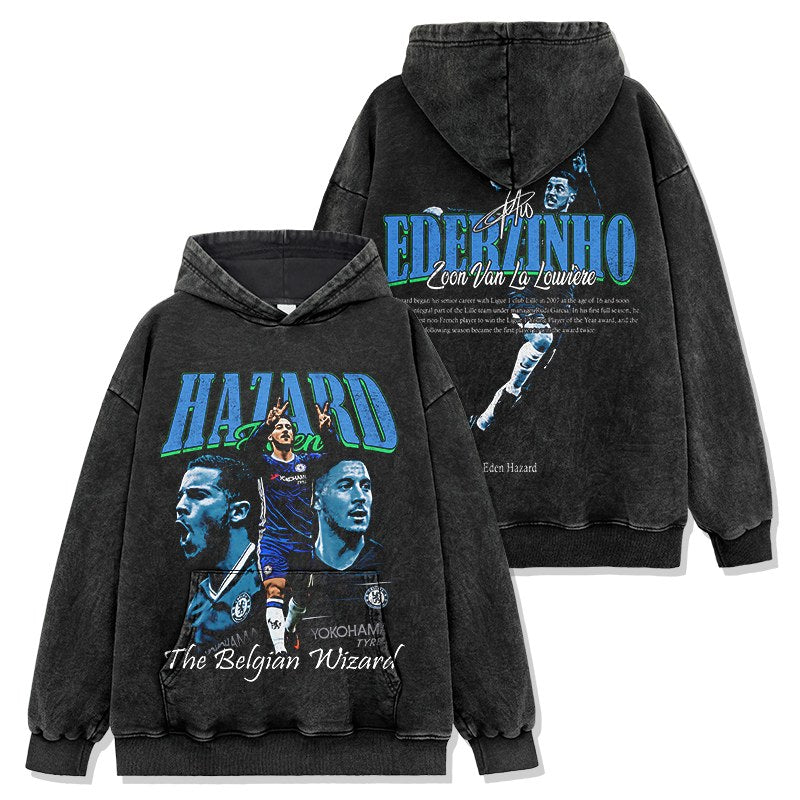 EDEN HAZARD VINTAGE HOODIE · GOLDEN BOOT