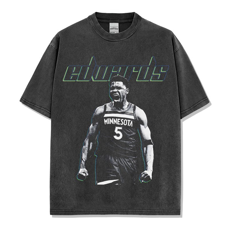 ANTHONY EDWARDS VINTAGE TEE · AND ONE