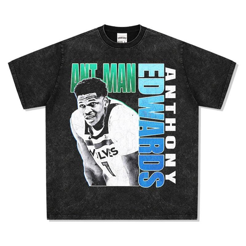 ANTHONY EDWARDS VINTAGE TEE · FADEAWAY