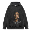 ANTHONY EDWARDS VINTAGE HOODIE – שחור שטוף