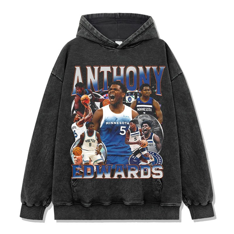 ANTHONY EDWARDS VINTAGE HOODIE · CROSSOVER