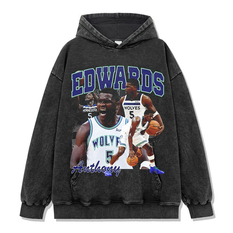 ANTHONY EDWARDS VINTAGE HOODIE · BUZZER BEATER