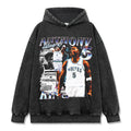 ANTHONY EDWARDS VINTAGE HOODIE – שחור שטוף