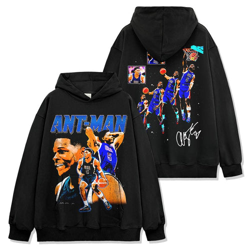 ANTHONY EDWARDS VINTAGE HOODIE – שחור