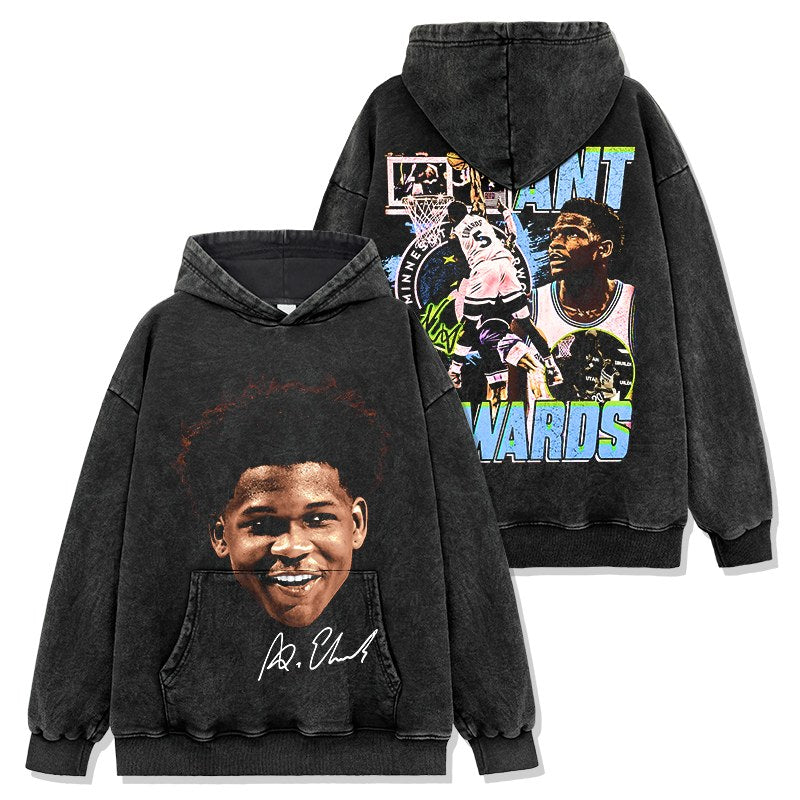ANTHONY EDWARDS VINTAGE HOODIE · LEGEND