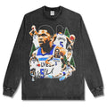 ANTHONY EDWARDS LONG SLEEVE – שחור שטוף