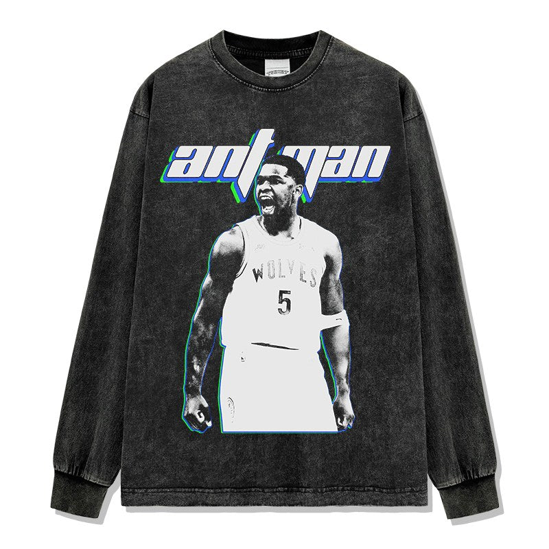 ANTHONY EDWARDS LONG SLEEVE · HALL OF FAME