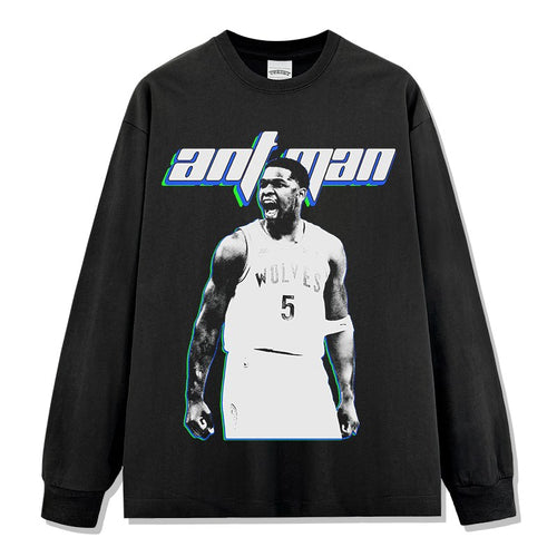 ANTHONY EDWARDS LONG SLEEVE – שחור