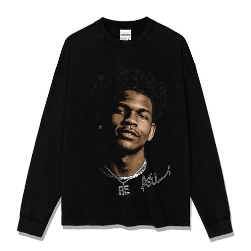 ANTHONY EDWARDS LONG SLEEVE – שחור