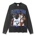 ANTHONY EDWARDS LONG SLEEVE – שחור שטוף