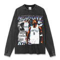 ANTHONY EDWARDS LONG SLEEVE – שחור שטוף