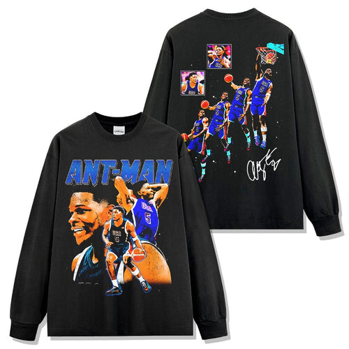 ANTHONY EDWARDS LONG SLEEVE – שחור