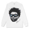 ANTHONY EDWARDS LONG SLEEVE – לבן