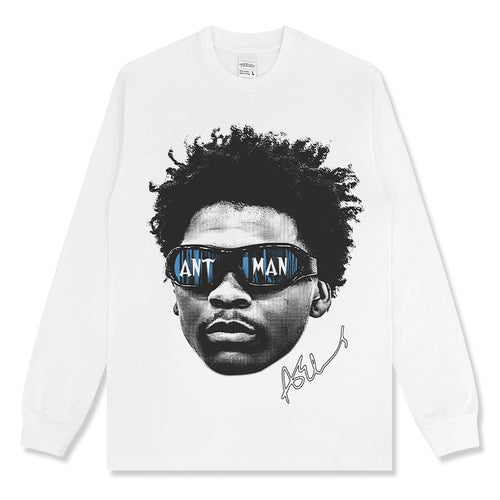 ANTHONY EDWARDS LONG SLEEVE – לבן