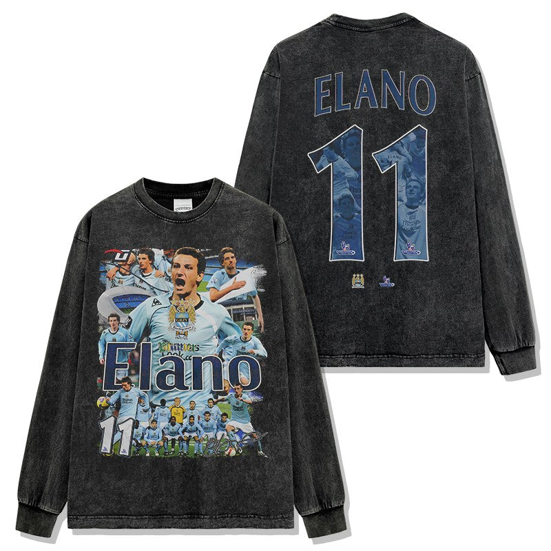 ELANO LONG SLEEVE – שחור שטוף