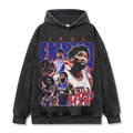 JOEL EMBIID VINTAGE HOODIE – שחור שטוף
