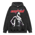 JOEL EMBIID VINTAGE HOODIE – שחור שטוף