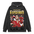 EUSÉBIO VINTAGE HOODIE – שחור שטוף