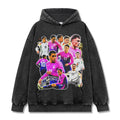 FLORIAN WIRTZ VINTAGE HOODIE – שחור שטוף
