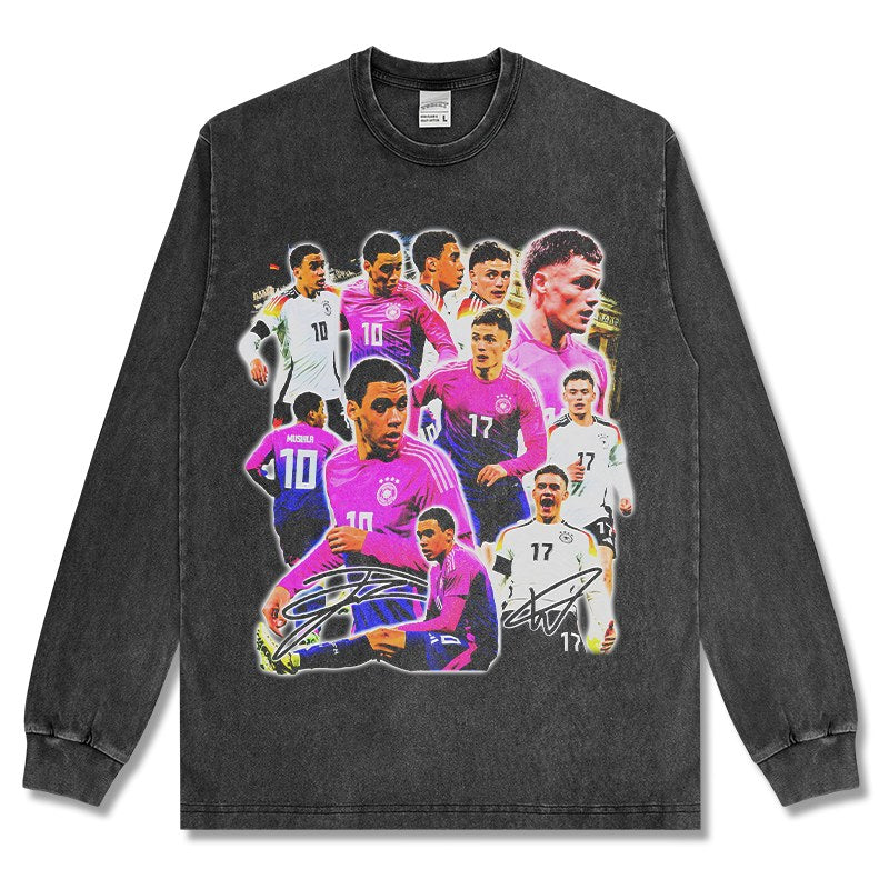 FLORIAN WIRTZ LONG SLEEVE – שחור שטוף