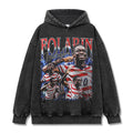 FOLARIN BALOGUN VINTAGE HOODIE – שחור שטוף