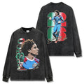 GUILLERMO OCHOA LONG SLEEVE – שחור שטוף
