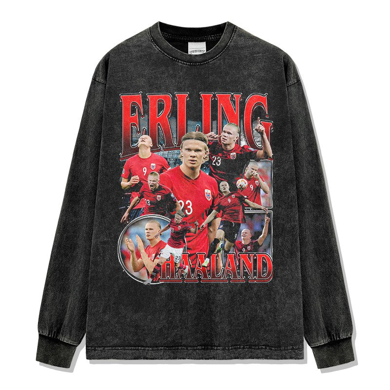 HAALAND LONG SLEEVE – שחור שטוף