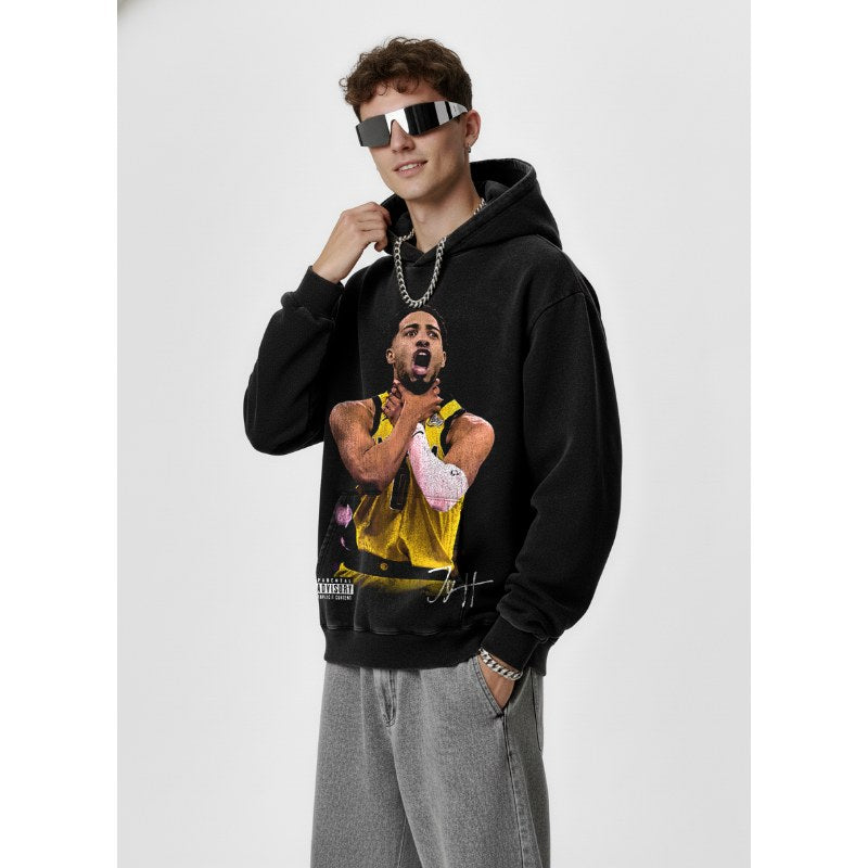 TYRESE HALIBURTON VINTAGE HOODIE · FADEAWAY