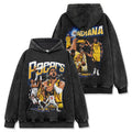 TYRESE HALIBURTON VINTAGE HOODIE – שחור שטוף