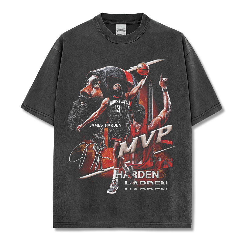 JAMES HARDEN VINTAGE TEE · FADEAWAY