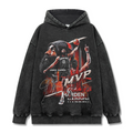 JAMES HARDEN VINTAGE HOODIE – שחור שטוף