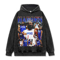 JAMES HARDEN VINTAGE HOODIE – שחור שטוף